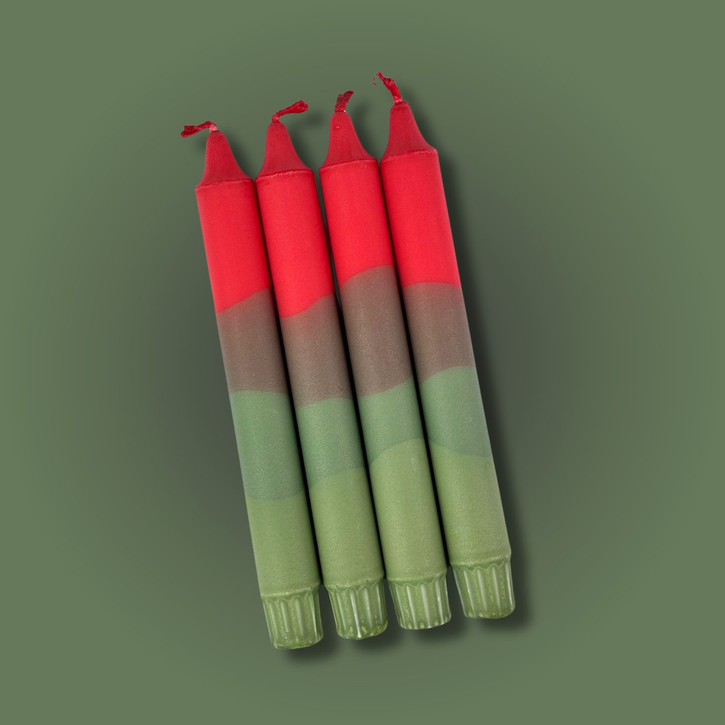 Grøn / Rød / Lime stearinlys